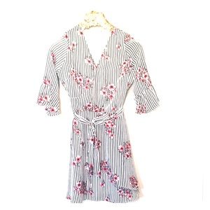 Tamara size 3 striped floral dress